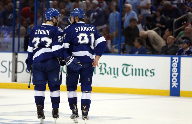 Jonathan Drouin and Steven Stamkos