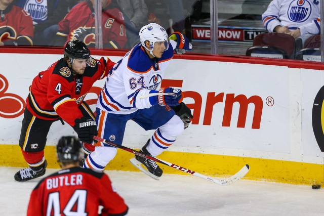 Nail Yakupov and Kris Russell