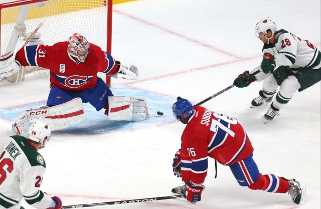 Montreal Canadiens and Minnesota Wild