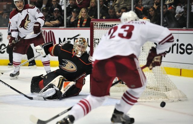 Frederik Andersen and Oliver Ekman-Larsson