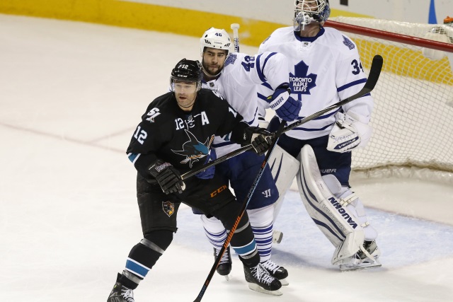 Jonathan Bernier and Patrick Marleau