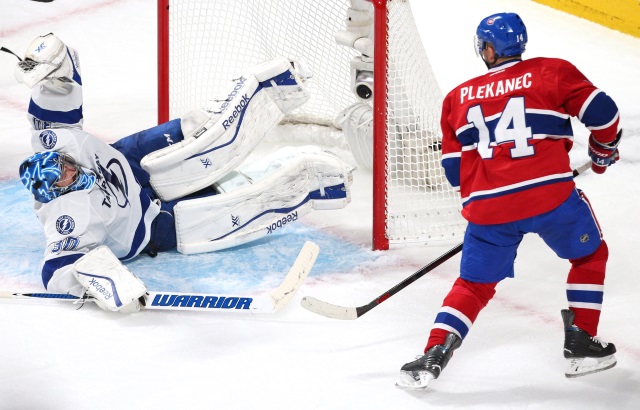 Ben Bishop and Tomas Plekanec