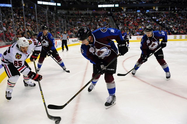 Tyson Barrie of the Colorado Avalanche