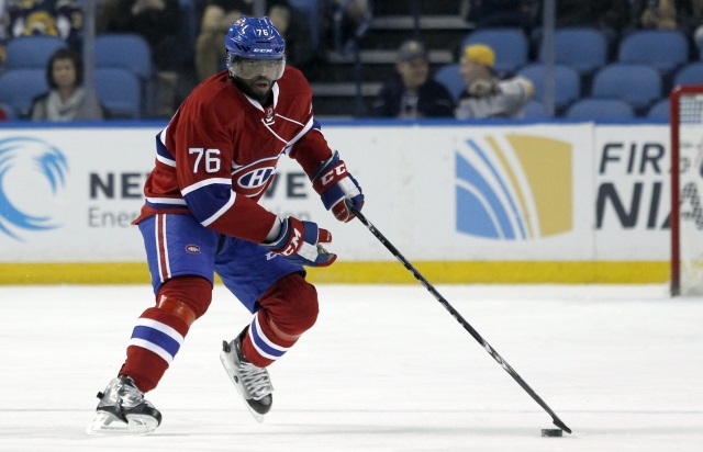 P.K. Subban of the Montreal Canadiens