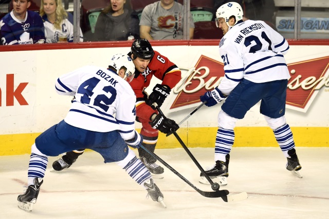 Tyler Bozak and Dennis Wideman