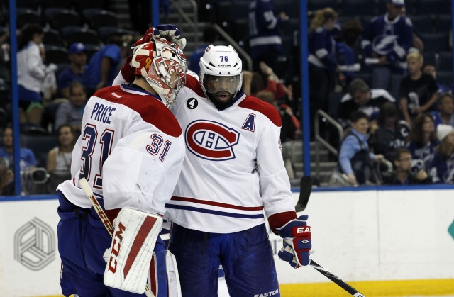 P.K. Subban and Carey Price