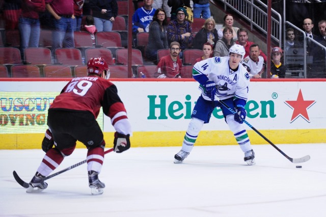 Mikkel Boedker and Alex Burrows