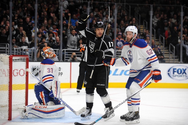 Milan Lucic against the Edmonton Oilers