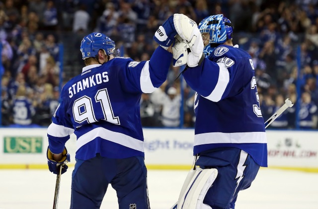 Steven Stamkos and Ben Bishop