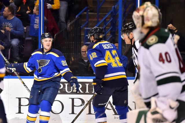 David Backes and Kevin Shattenkirk