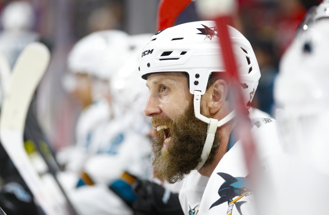 San Jose Sharks center Joe Thornton