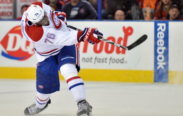 P.K. Subban of the Montreal Canadiens