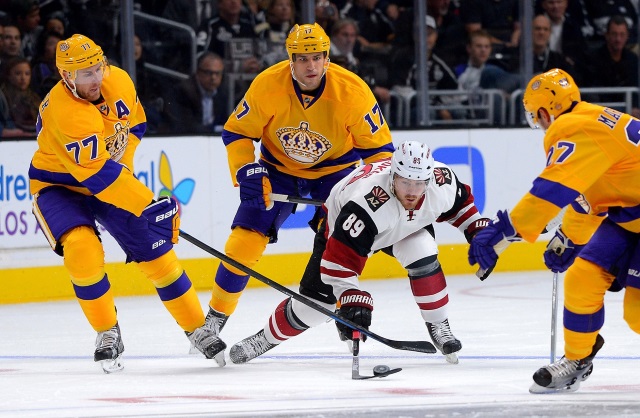 Milan Lucic and Mikkel Boedker