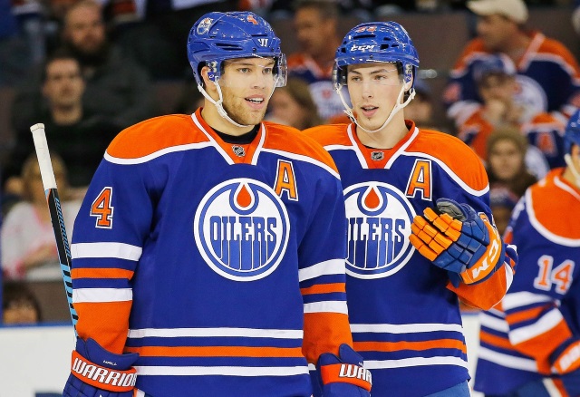 Taylor Hall and Ryan Nugent-Hopkins