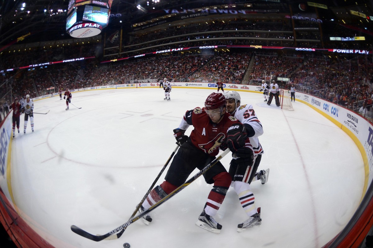 Martin Hanzal of the Arizona Coyotes