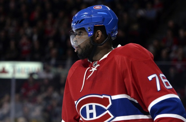 PK Subban of the Montreal Canadiens