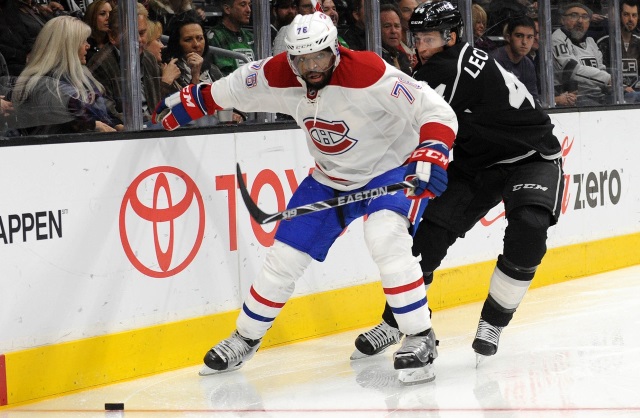 P.K. Subban and Vincent Lecavalier