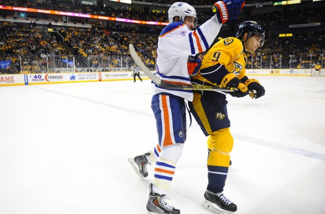 Filip Forsberg against the Nashville Predators