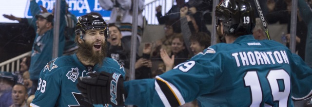 Brent Burns and Joe Thornton