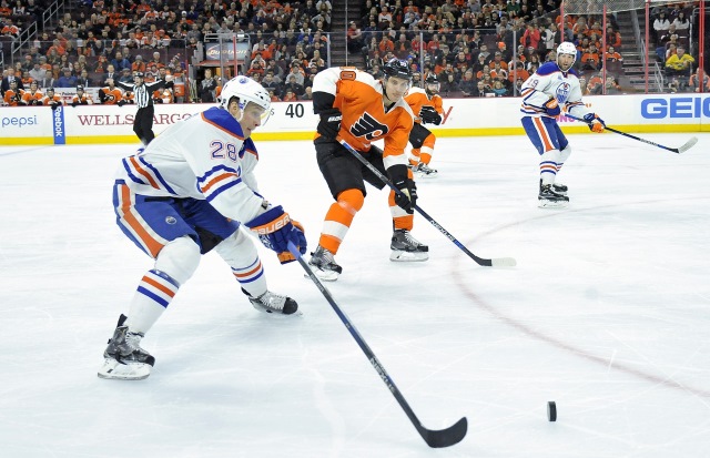 Brayden Schenn and Lauri Korpikoski