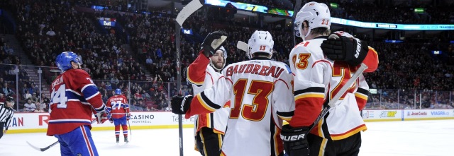 Sean Monahan and Johnny Gaudreau