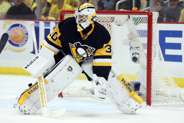 Matt Murray of the Pittsburgh Penguins