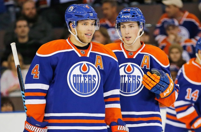 Taylor Hall and Ryan Nugent-Hopkins