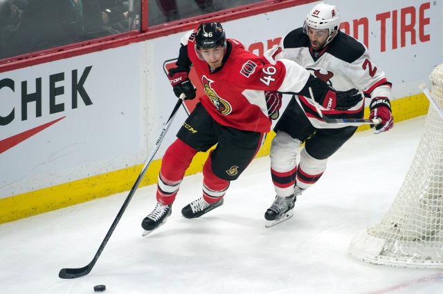 Kyle Palmieri and Patrick Wiercioch