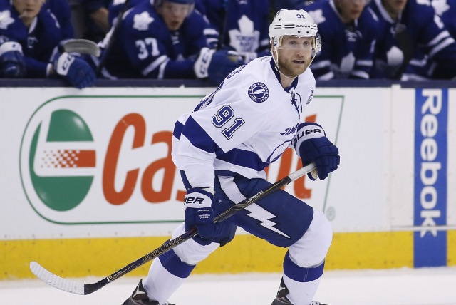 Steven Stamkos against the Toronto Maple Leafs