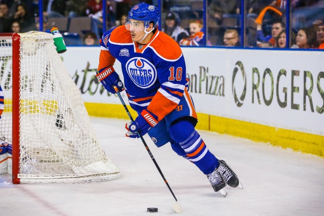 Nail Yakkupov of the Edmonton Oilers