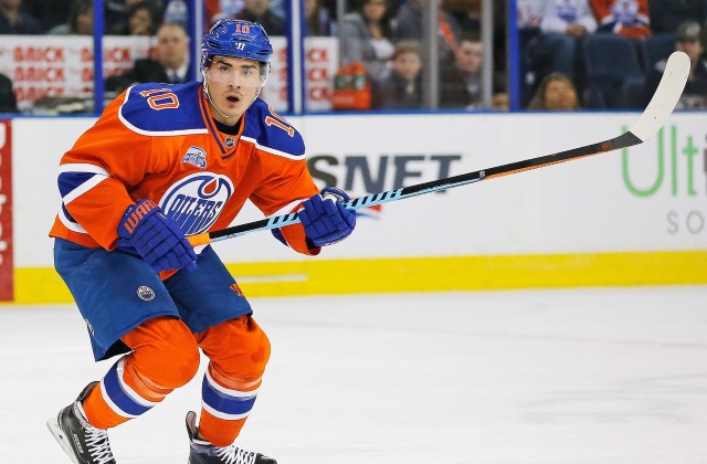 Nail Yakupov of the Edmonton Oilers