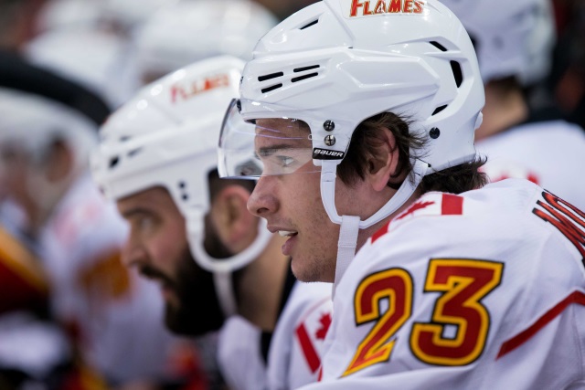 Sean Monahan of the Calgary Flames