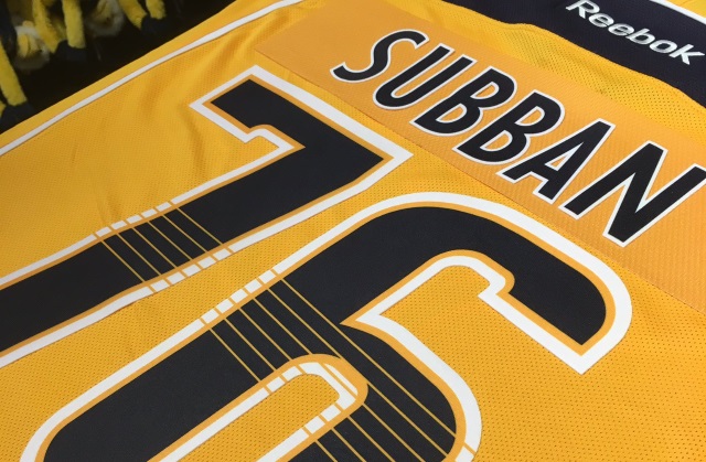 P.K. Subban jersey