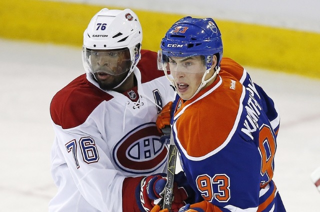 P.K. Subban and Ryan Nugent-Hopkins