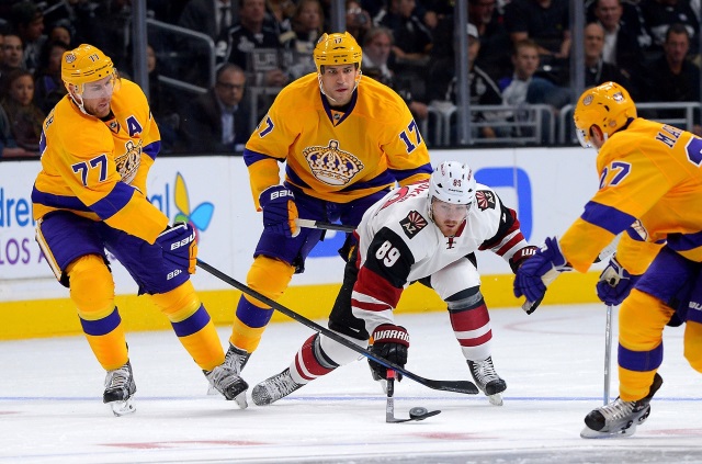 Milan Lucic and Mikkel Boedker