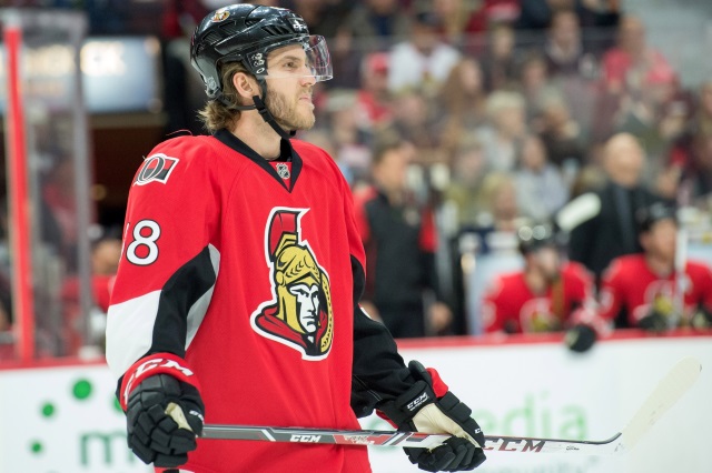 Mike Hoffman of the Ottawa Senators