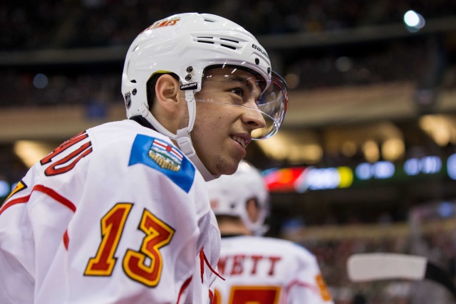 Johnny Gaudreau of the Calgary Flames