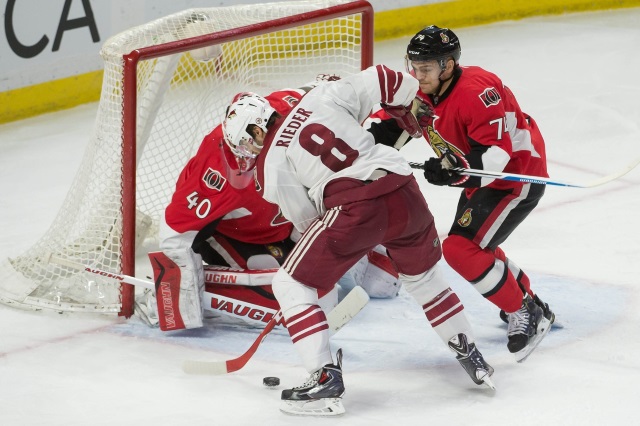 Tobias Rieder against the Ottawa Senators