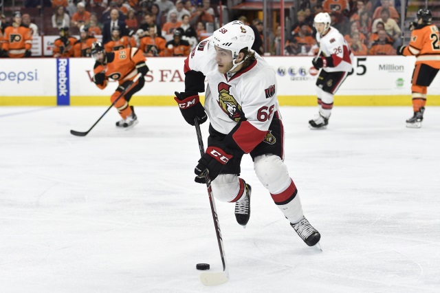 Mike Hoffman of the Ottawa Senators