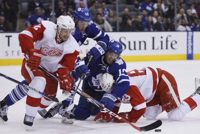 Joffrey Lupul of the Toronto Maple Leafs