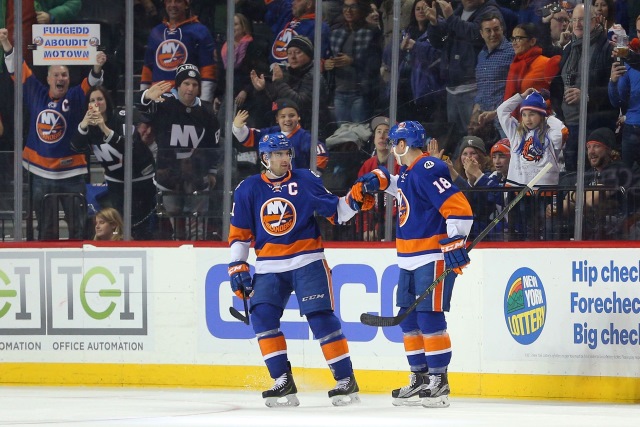 John Tavares and Ryan Strome of the New York Islanders