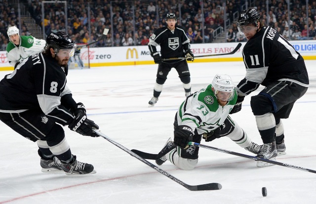 Drew Doughty and Anze Kopitar of the Los Angeles Kings