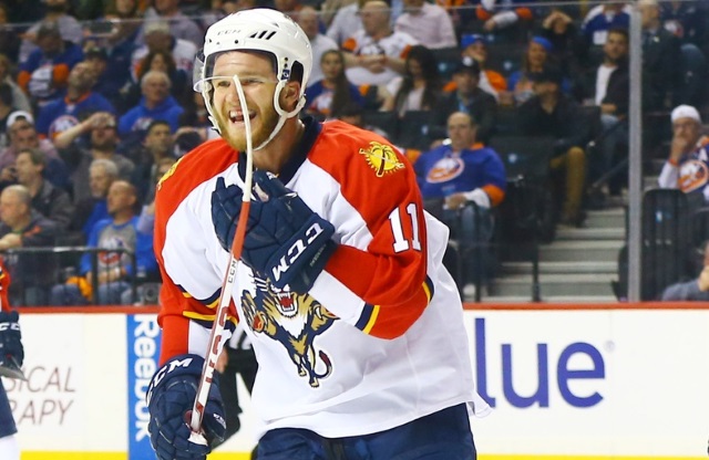 Jonathan Huberdeau of the Florida Panthers