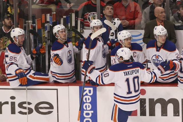 The Chicago Blackhawks and Edmonton Oilers have talked about Nail Yakupov