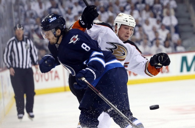 Jacob Trouba of the Winnipeg Jets