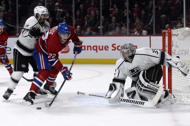 Jonathan Quick against the Montreal Canadiens