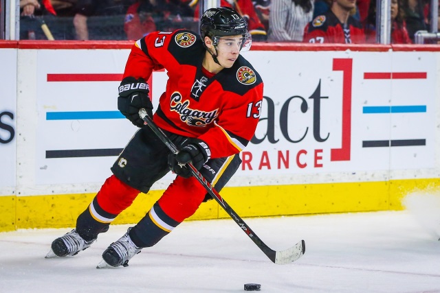 Johnny Gaudreau of the Calgary Flames