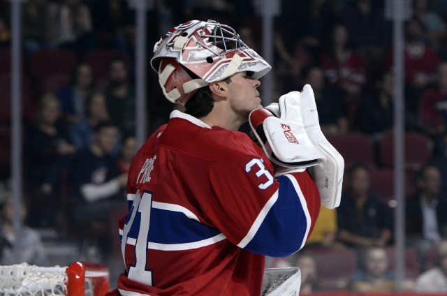 Carey Price of the Montreal Canadiens