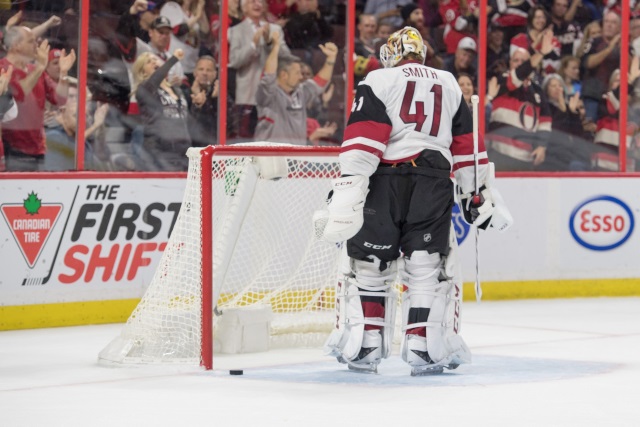 Mike Smith of the Arizona Coyotes