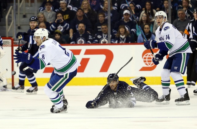 Chris Tanev and Evander Kane